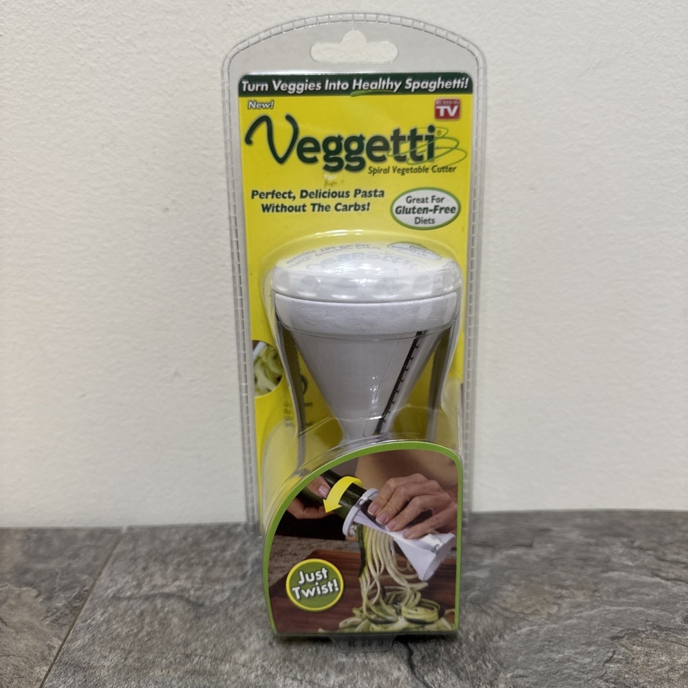 Veggetti Spiral Vegetable Slicer Cutter Makes Veggie Pasta AS SEEN ON TV